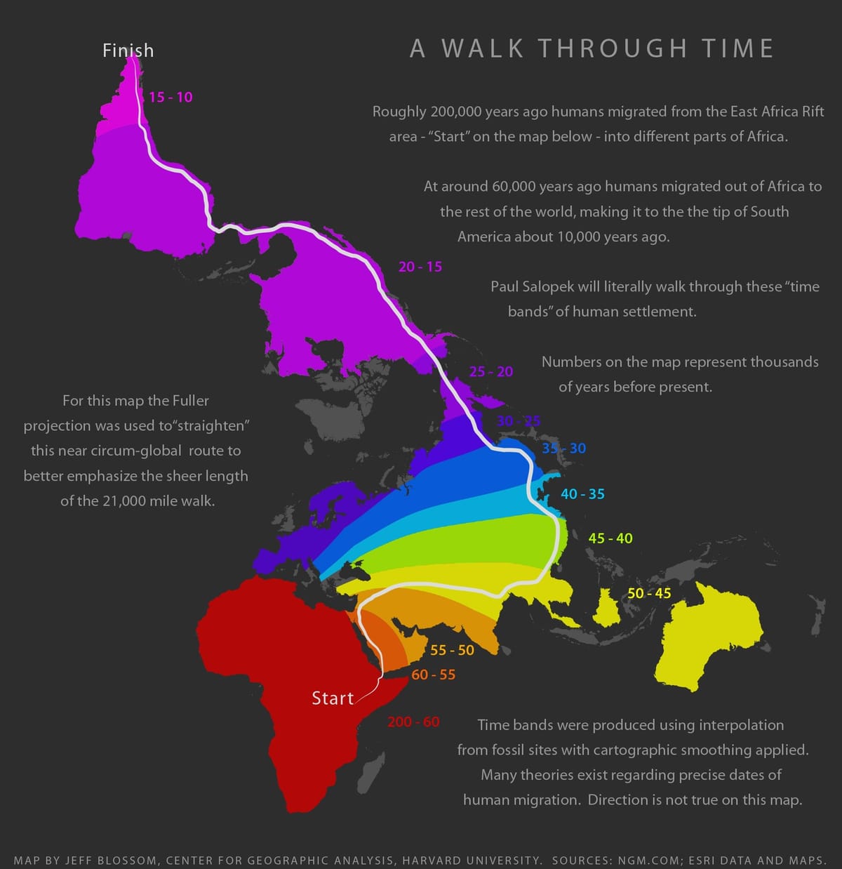 This map shows how stupid it is for us to be waging wars. We all come from the same place. And for what it's worth, the only thing outside this planet is a void.